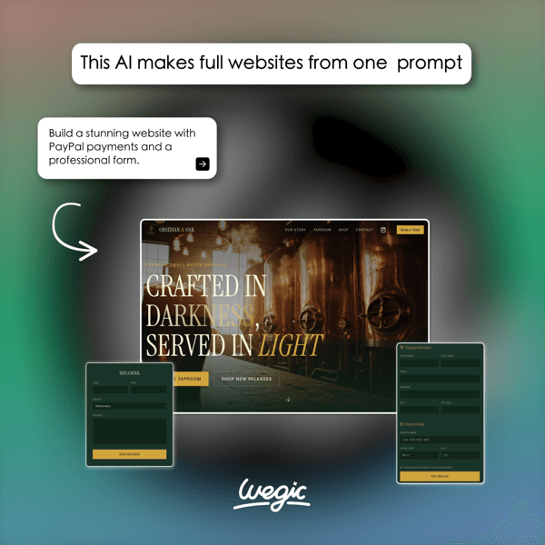 Wegic - This AI makes full websites from one prompt