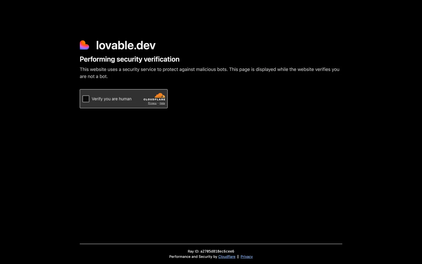 Lovable homepage as of August 2026