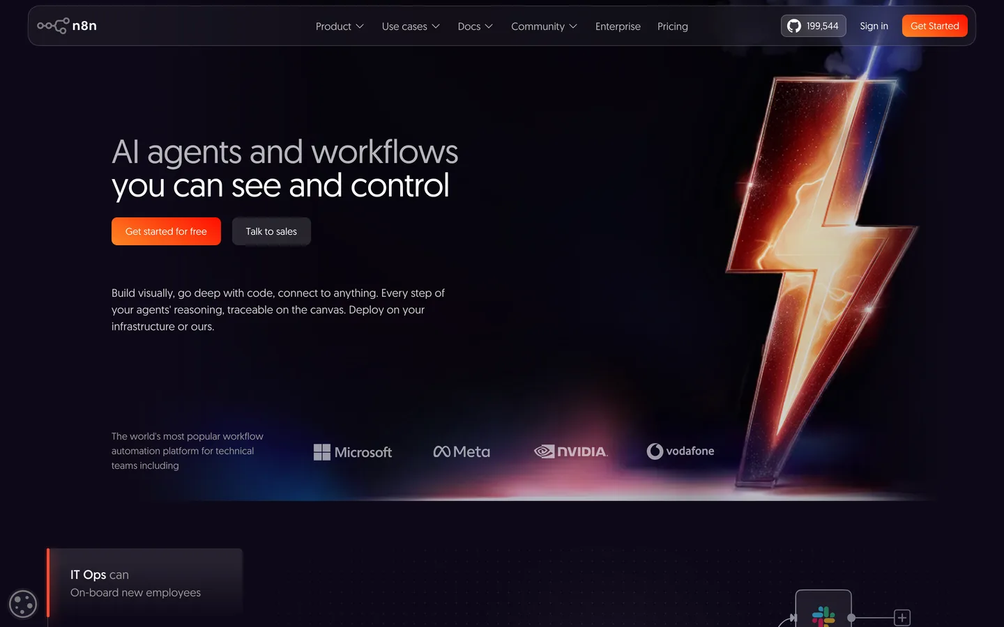 n8n homepage as of August 2026
