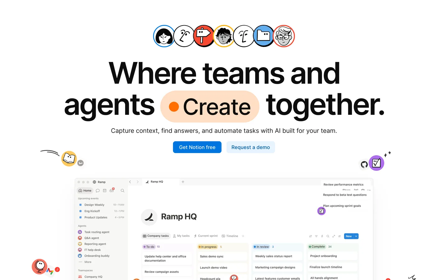 Notion homepage as of August 2026